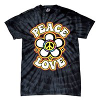 PEACE SIGN LOVE 60s 70s Tie Dye Hippie Costume Tie-Dye T-Shirt