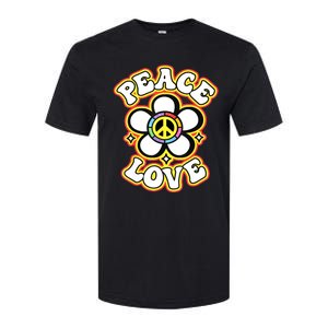 PEACE SIGN LOVE 60s 70s Tie Dye Hippie Costume Softstyle CVC T-Shirt