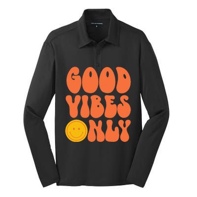 PEACE SIGN LOVE 60s 70s Tie Dye Hippie Halloween Costume Silk Touch Performance Long Sleeve Polo