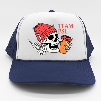 Pumpkin Spice Latte Lover Team Psl Halloween Costume Coffee Trucker Hat