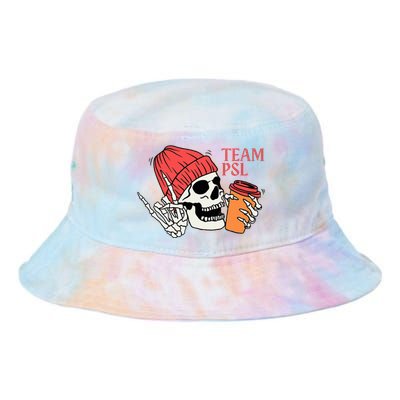 Pumpkin Spice Latte Lover Team Psl Halloween Costume Coffee Tie Dye Newport Bucket Hat