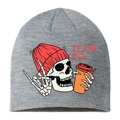 Pumpkin Spice Latte Lover Team Psl Halloween Costume Coffee Sustainable Beanie