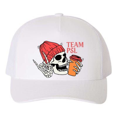 Pumpkin Spice Latte Lover Team Psl Halloween Costume Coffee Yupoong Adult 5-Panel Trucker Hat