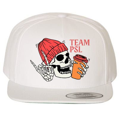 Pumpkin Spice Latte Lover Team Psl Halloween Costume Coffee Wool Snapback Cap