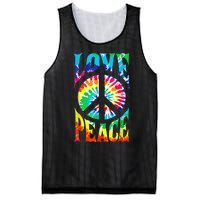 Peace Sign Love Shirt 60s 70s Tie Die Hippie Costume Mesh Reversible Basketball Jersey Tank