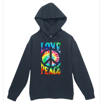 Peace Sign Love Shirt 60s 70s Tie Die Hippie Costume Urban Pullover Hoodie