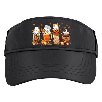 Pumpkin Spice Latte Costume For Cats Lover Adult Drive Performance Visor