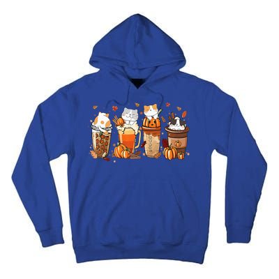 Pumpkin Spice Latte Costume For Cats Lover Tall Hoodie