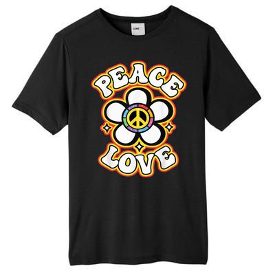 PEACE SIGN LOVE Shirt 60s 70s Tie Dye Hippie Costume Tall Fusion ChromaSoft Performance T-Shirt