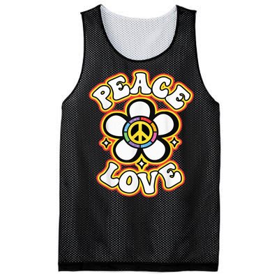 PEACE SIGN LOVE Shirt 60s 70s Tie Dye Hippie Costume Mesh Reversible Basketball Jersey Tank