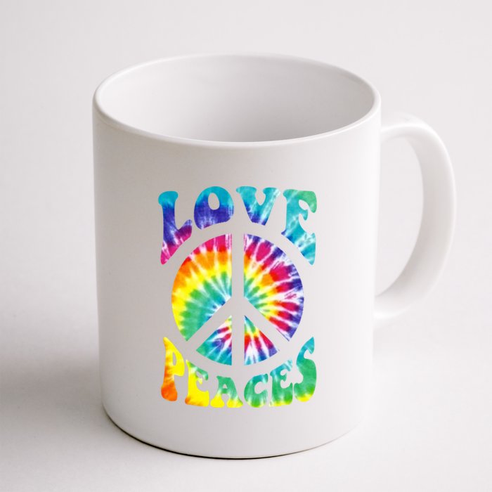 Peace Sign Love 60S 70S Tie Dye Hippie Costume Coffee Mug