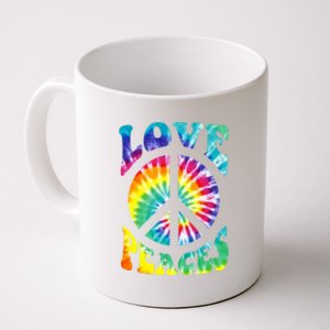 Peace Sign Love 60S 70S Tie Dye Hippie Costume Coffee Mug