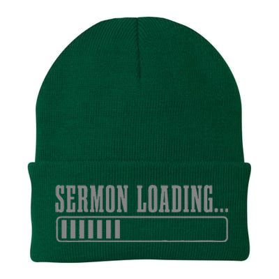 Pastor Sermon Loading Funny Preacher Bible Christian Knit Cap Winter Beanie