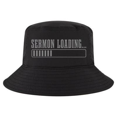 Pastor Sermon Loading Funny Preacher Bible Christian Cool Comfort Performance Bucket Hat