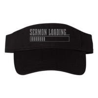 Pastor Sermon Loading Funny Preacher Bible Christian Valucap Bio-Washed Visor