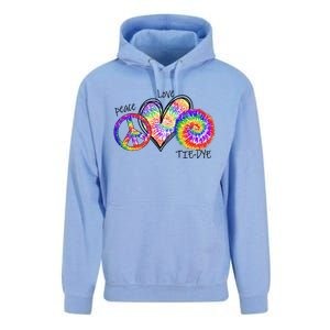 Peace Sign Love 60S 70S Tie Dye Hippie Costume Nonconformist Unisex Surf Hoodie