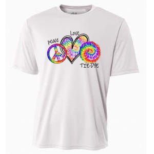 Peace Sign Love 60S 70S Tie Dye Hippie Costume Nonconformist Cooling Performance Crew T-Shirt