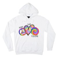 Peace Sign Love 60S 70S Tie Dye Hippie Costume Nonconformist Hoodie