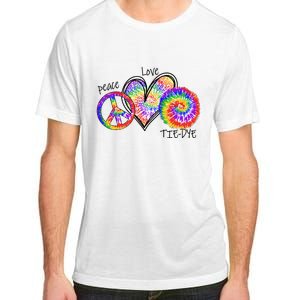 Peace Sign Love 60S 70S Tie Dye Hippie Costume Nonconformist Adult ChromaSoft Performance T-Shirt