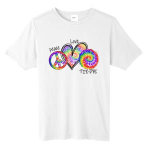 Peace Sign Love 60S 70S Tie Dye Hippie Costume Nonconformist Tall Fusion ChromaSoft Performance T-Shirt