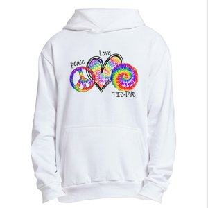 Peace Sign Love 60S 70S Tie Dye Hippie Costume Nonconformist Urban Pullover Hoodie