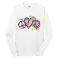 Peace Sign Love 60S 70S Tie Dye Hippie Costume Nonconformist Tall Long Sleeve T-Shirt