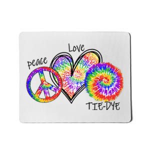 Peace Sign Love 60S 70S Tie Dye Hippie Costume Nonconformist Mousepad