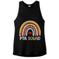 PTA Squad Leopard Rainbow Physical Therapist Assistant PTA Ladies PosiCharge Tri-Blend Wicking Tank