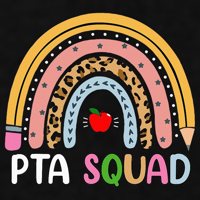 PTA Squad Leopard Rainbow Physical Therapist Assistant PTA Ladies PosiCharge Tri-Blend Wicking Tank