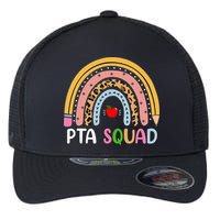 PTA Squad Leopard Rainbow Physical Therapist Assistant PTA Flexfit Unipanel Trucker Cap