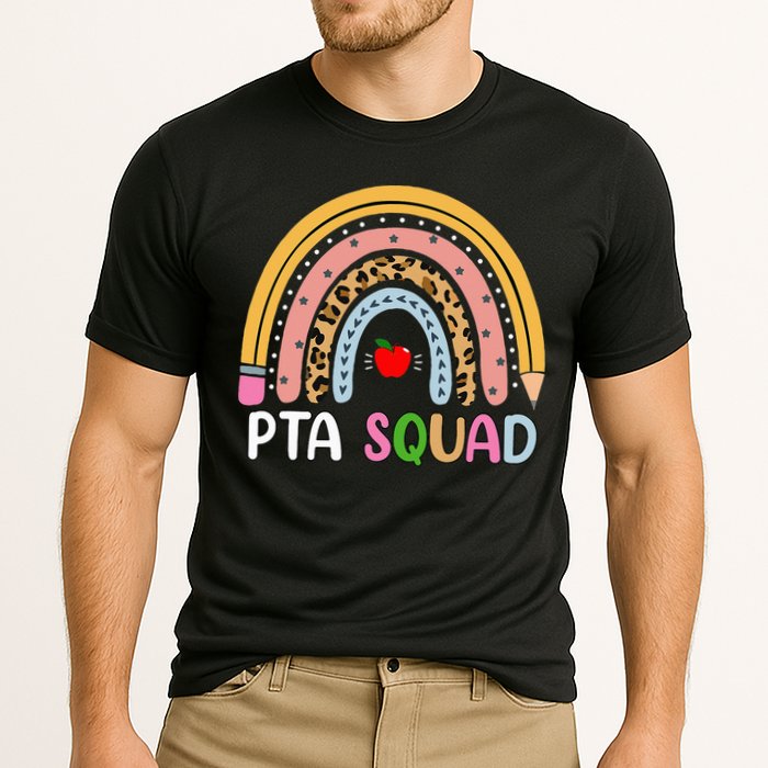 PTA Squad Leopard Rainbow Physical Therapist Assistant PTA Performance Shirt