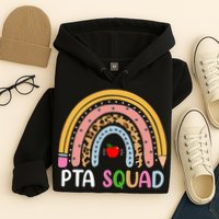 PTA Squad Leopard Rainbow Physical Therapist Assistant PTA Hoodie