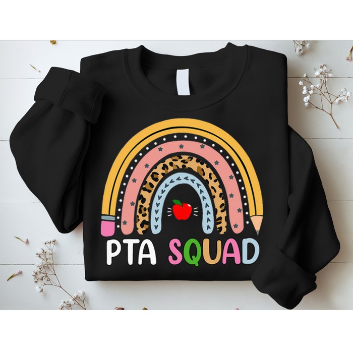 PTA Squad Leopard Rainbow Physical Therapist Assistant PTA Sweatshirt