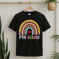 PTA Squad Leopard Rainbow Physical Therapist Assistant PTA T-Shirt