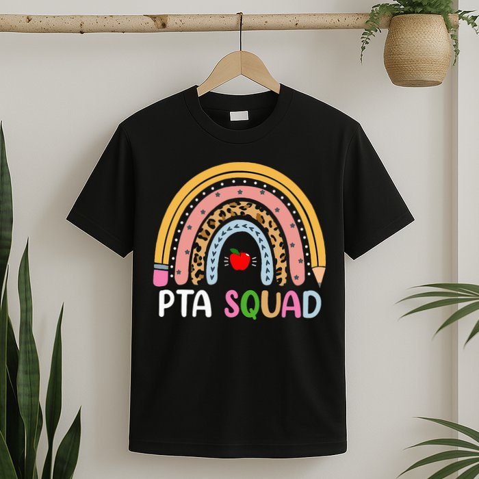 PTA Squad Leopard Rainbow Physical Therapist Assistant PTA T-Shirt