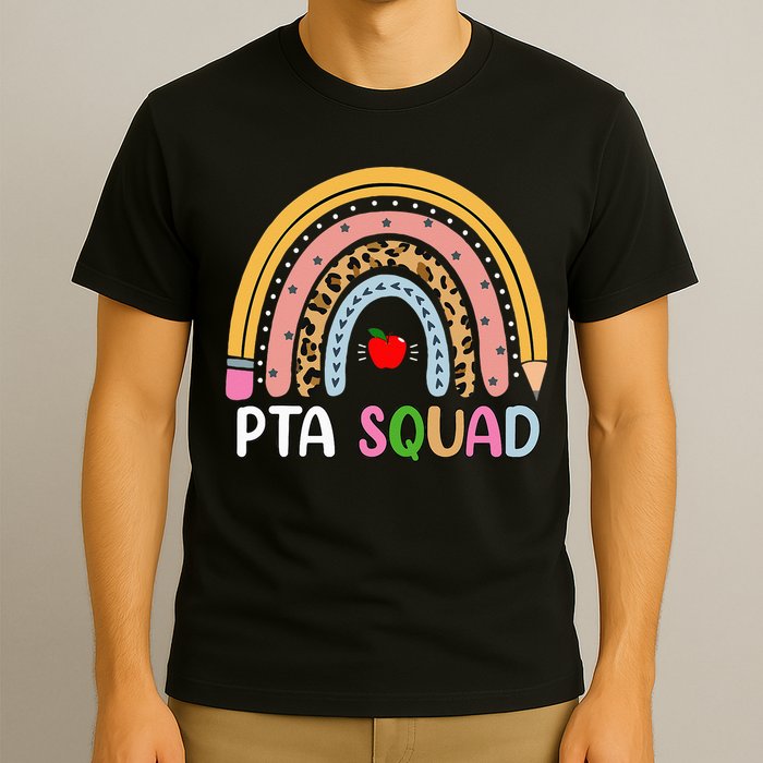PTA Squad Leopard Rainbow Physical Therapist Assistant PTA T-Shirt