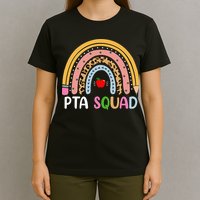 PTA Squad Leopard Rainbow Physical Therapist Assistant PTA T-Shirt