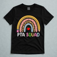 PTA Squad Leopard Rainbow Physical Therapist Assistant PTA T-Shirt