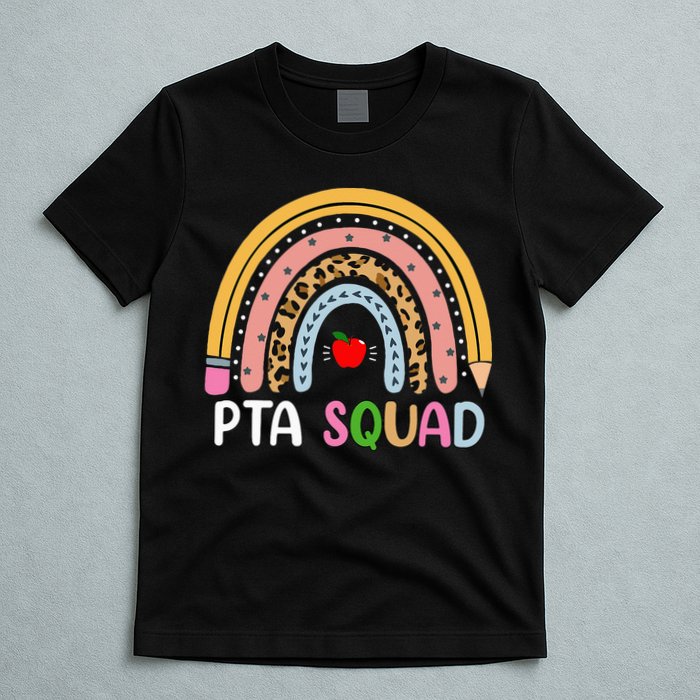 PTA Squad Leopard Rainbow Physical Therapist Assistant PTA T-Shirt