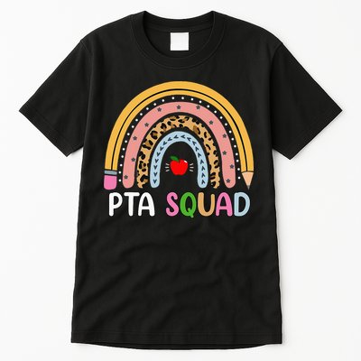 PTA Squad Leopard Rainbow Physical Therapist Assistant PTA Tall T-Shirt