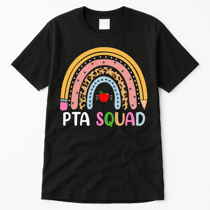 PTA Squad Leopard Rainbow Physical Therapist Assistant PTA Tall T-Shirt