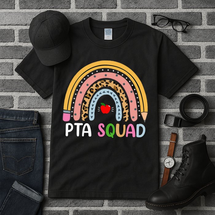 PTA Squad Leopard Rainbow Physical Therapist Assistant PTA Tall T-Shirt