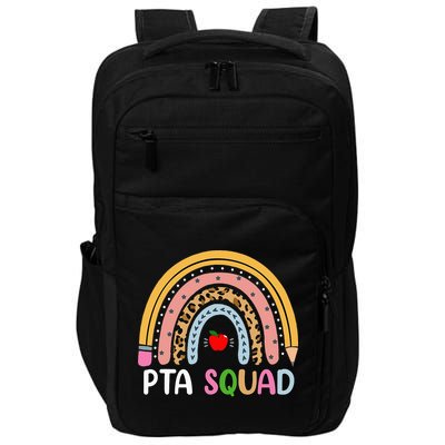 PTA Squad Leopard Rainbow Physical Therapist Assistant PTA Impact Tech Backpack