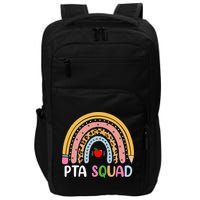 PTA Squad Leopard Rainbow Physical Therapist Assistant PTA Impact Tech Backpack