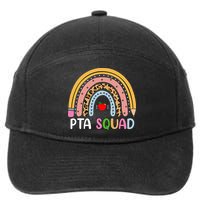 PTA Squad Leopard Rainbow Physical Therapist Assistant PTA 7-Panel Snapback Hat