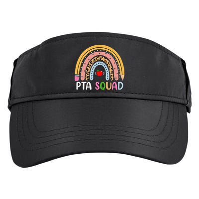 PTA Squad Leopard Rainbow Physical Therapist Assistant PTA Adult Drive Performance Visor