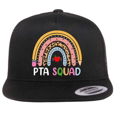 PTA Squad Leopard Rainbow Physical Therapist Assistant PTA Flatbill Hat