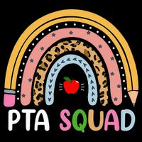 PTA Squad Leopard Rainbow Physical Therapist Assistant PTA 16 in Basic Backpack