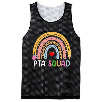 PTA Squad Leopard Rainbow Physical Therapist Assistant PTA Mesh Reversible Basketball Jersey Tank