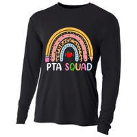 PTA Squad Leopard Rainbow Physical Therapist Assistant PTA Cooling Performance Long Sleeve Crew
